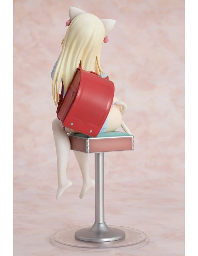 Hatsukoi Ribbon PVC Figure 1/6 Yuu White cat Ver. 25 cm Orchid Seed