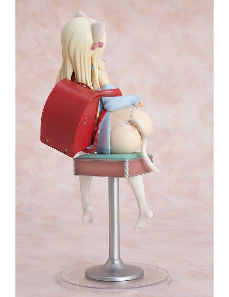 Hatsukoi Ribbon PVC Figure 1/6 Yuu White cat Ver. 25 cm Orchid Seed