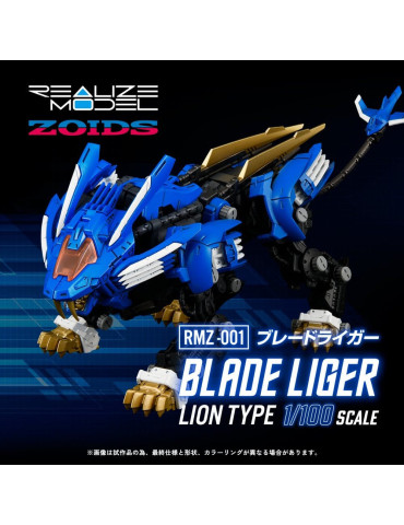Zoids figurine 1/100 Plastic Model Kit RMZ-001 Blade Liger (Reproduction) 25 cm Takara Tomy
