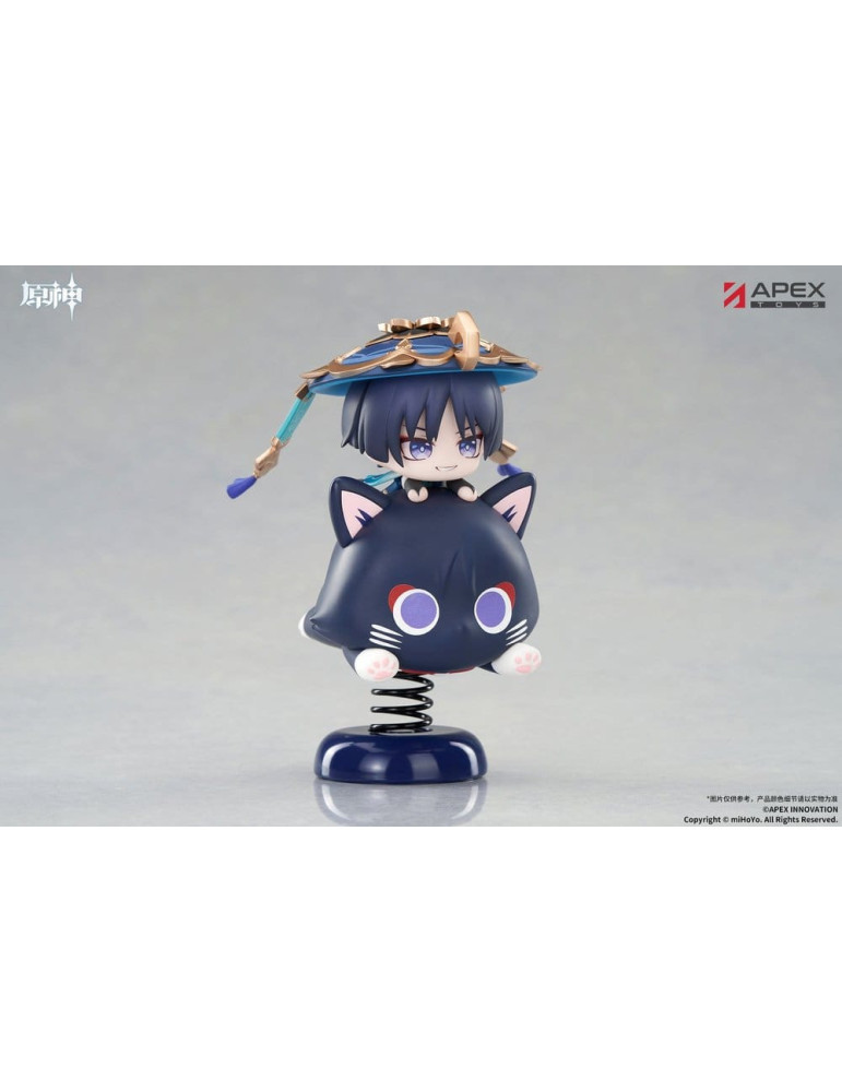 Genshin Impact Chibi Chara Yurayura Stand PVC Figure Wanderer 11 cm Apex