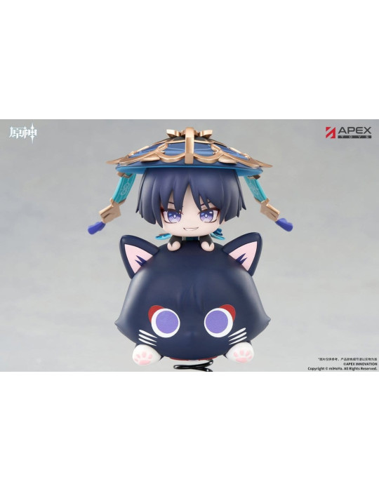 Genshin Impact Chibi Chara Yurayura Stand PVC Figure Wanderer 11 cm Apex