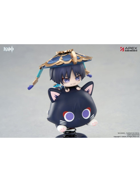 Genshin Impact Chibi Chara Yurayura Stand PVC Figure Wanderer 11 cm Apex