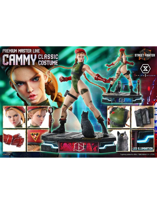 Street Fighter 6 Ultimate Premium Masterline Statue 1/4 Cammy Classic Costume 54 cm Prime 1 Studio
