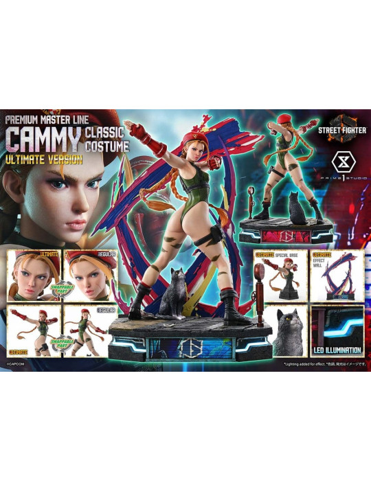 Street Fighter 6 Ultimate Premium Masterline Statue 1/4 Cammy Classic Costume Ultimate Version 54 cm Prime 1 Studio