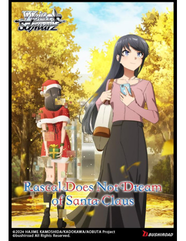Weiss Schwarz Display of 10 Boosters Rascal Does Not Dream Of Santa Claus (EN)
