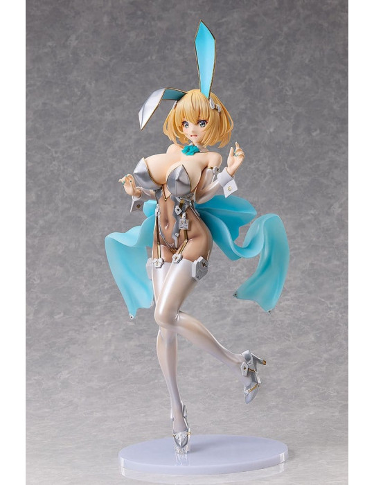Original Character Bunny Suit Planning PVC Figure 1/4 Sophia F. Shirring: Bunny Ver. (White Edition) 51 cm FREEing