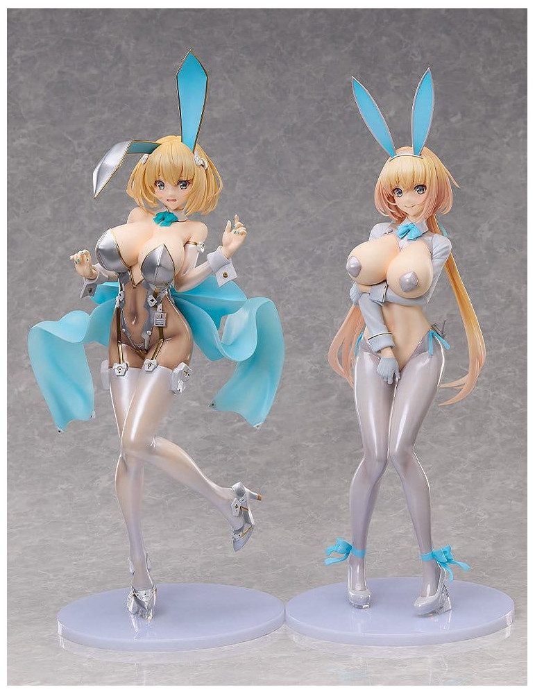 Original Character Bunny Suit Planning PVC Figure 1/4 Sophia F. Shirring: Bunny Ver. (White Edition) 51 cm FREEing