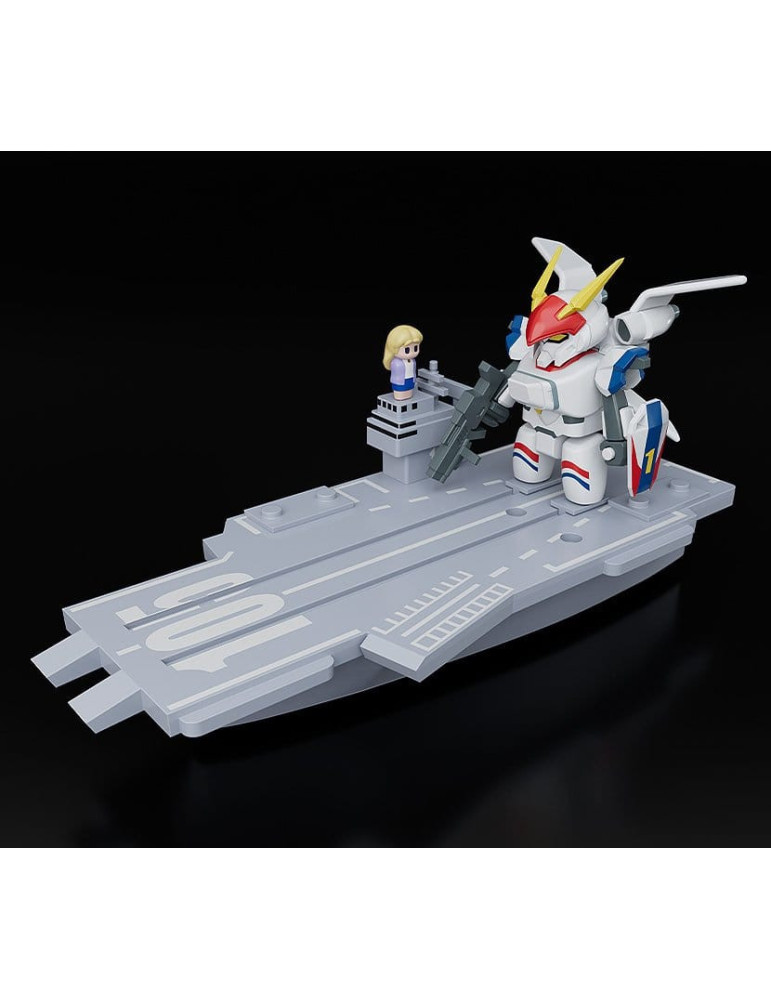 Metal Armor Dragonar Brickroid figurine Dragonar-1 (Opening Ver.) & Carrier Set 5 cm Good Smile