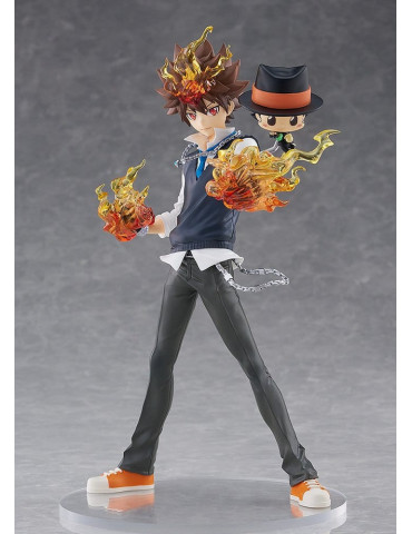 Katekyo Hitman Reborn Pop Up Parade SP PVC Figures 2-Pack Tsunayoshi Sawada & Reborn 24 cm Orange Rouge