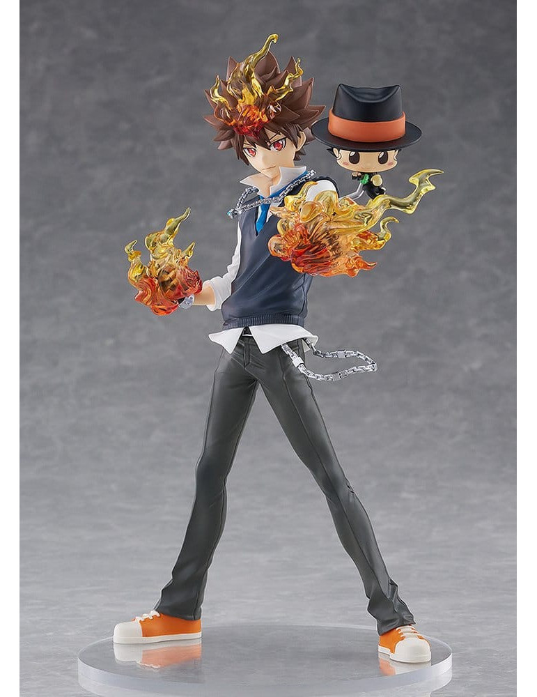 Katekyo Hitman Reborn Pop Up Parade SP PVC Figures 2-Pack Tsunayoshi Sawada & Reborn 24 cm Orange Rouge
