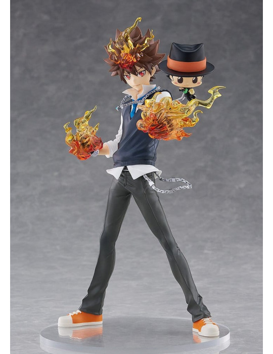 Katekyo Hitman Reborn pack 2 figurines PVC Pop Up Parade SP Tsunayoshi Sawada & Reborn 24 cm Orange Rouge
