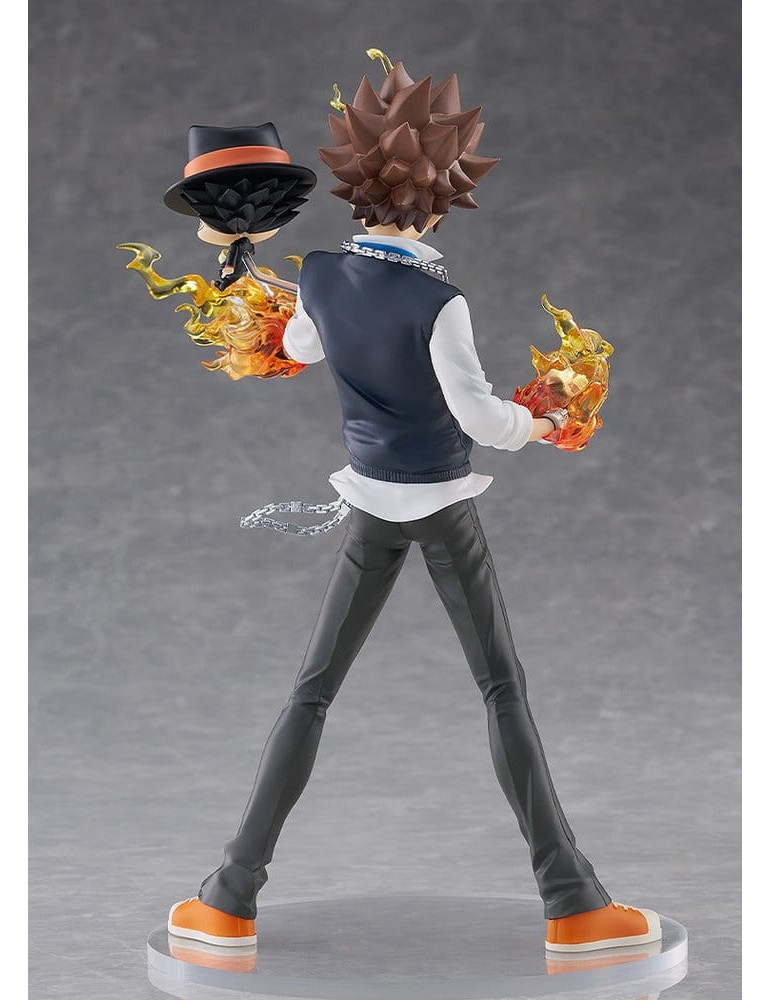 Katekyo Hitman Reborn Pop Up Parade SP PVC Figures 2-Pack Tsunayoshi Sawada & Reborn 24 cm Orange Rouge