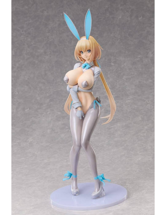 Bunny Suit Planning PVC Figure 1/4 Sophia F. Shirring Reverse Bunny Ver. (White Edition) 48 cm FREEing