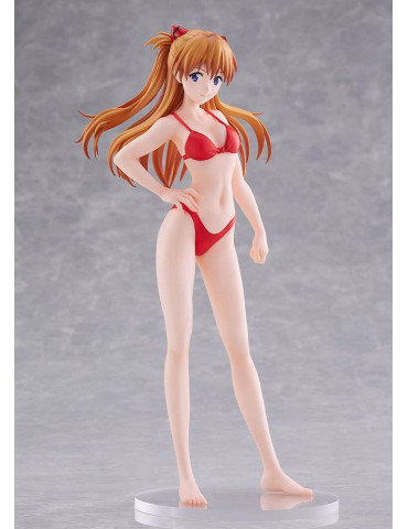 Rebuild of Evangelion Pop Up Parade Beach Queens Asuka Shikinami Langley (Bikini Style) L Size 23 cm Wave
