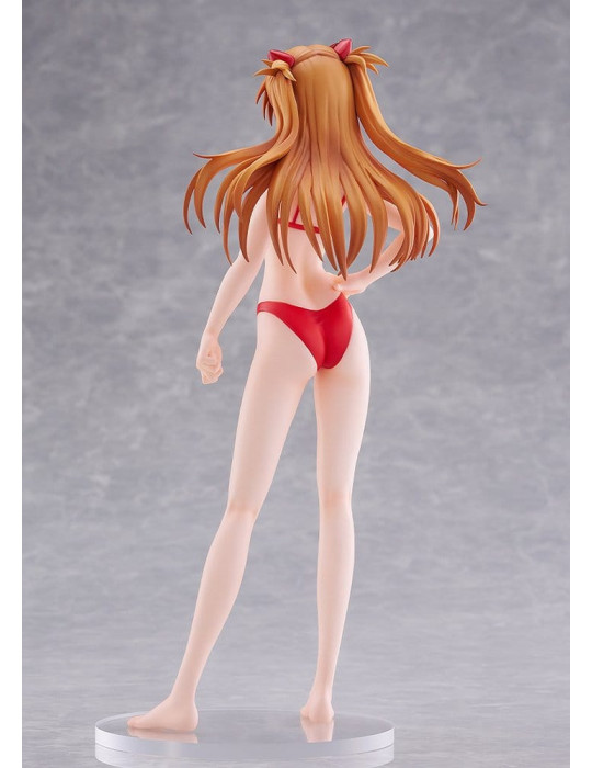 Rebuild of Evangelion Pop Up Parade Beach Queens Asuka Shikinami Langley (Bikini Style) L Size 23 cm Wave