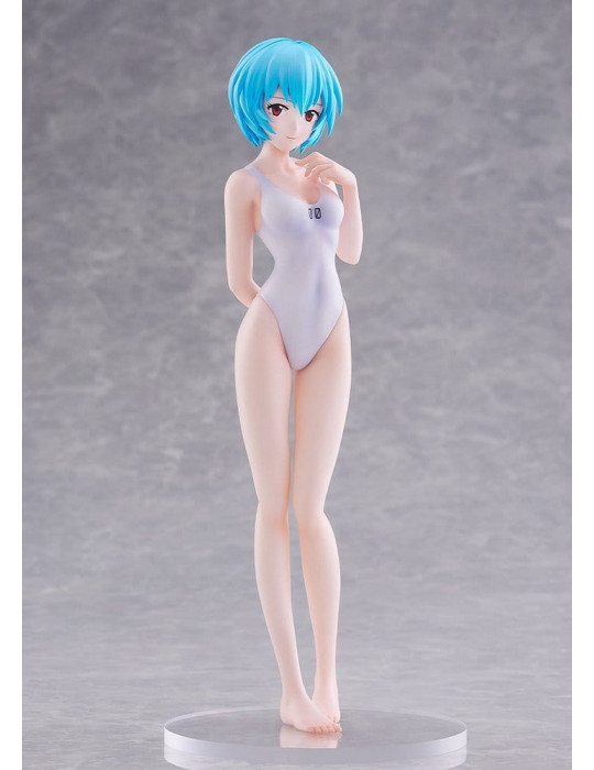 Rebuild of Evangelion Pop Up Parade Beach Queens Rei Ayanami (One-Piece Style) L Size 22 cm Wave