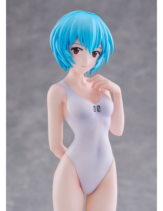Rebuild of Evangelion Pop Up Parade Beach Queens Rei Ayanami (One-Piece Style) L Size 22 cm Wave