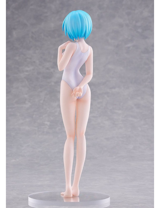 Rebuild of Evangelion Pop Up Parade Beach Queens Rei Ayanami (One-Piece Style) L Size 22 cm Wave