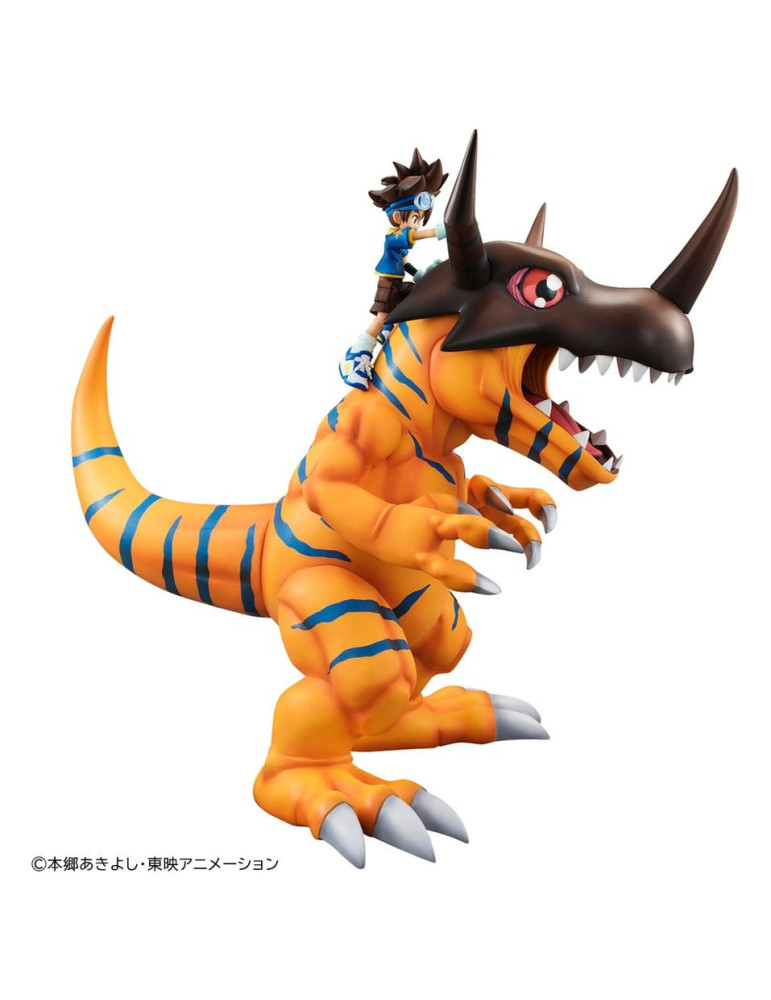 Digimon Adventure figurine PVC Precious G.E.M. Series Greymon & Taichi Yagami 25 cm (Repeat) Megahouse