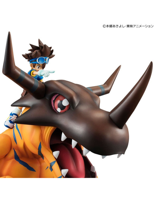 Digimon Adventure figurine PVC Precious G.E.M. Series Greymon & Taichi Yagami 25 cm (Repeat) Megahouse