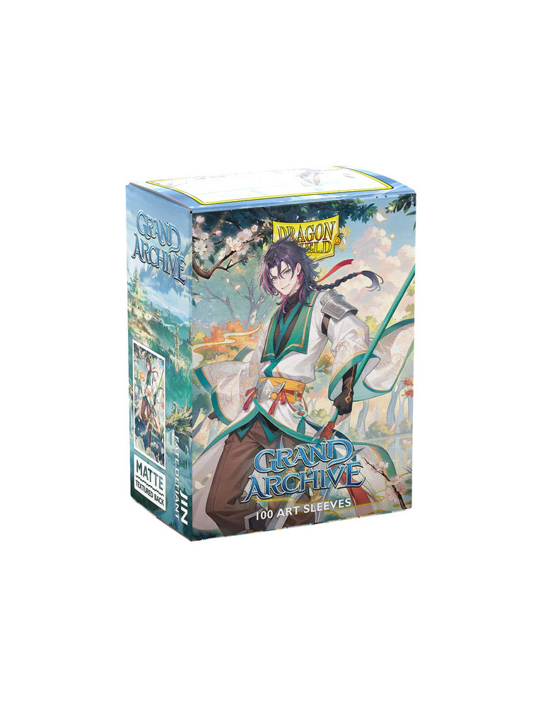 Grand Archive 100 protège-cartes Standard Art : Jin, Fate Defiant