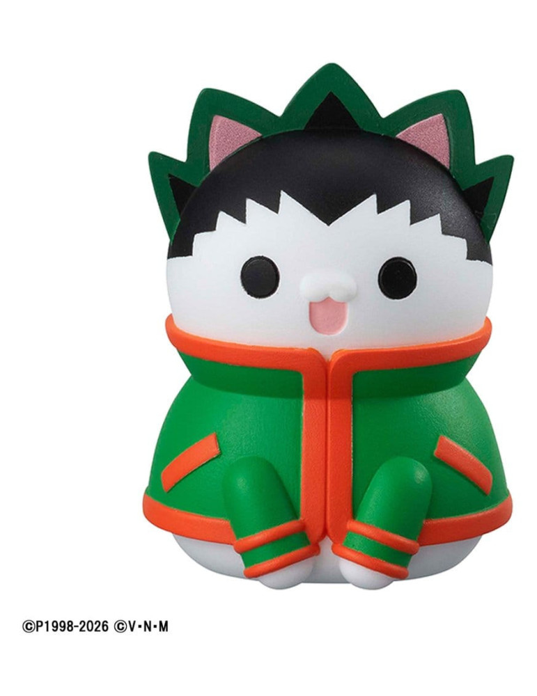 Hunter x Hunter Mega Cat Project Mini Figures Nyanter x Nyanter Hunter x Cat 3 cm Megahouse