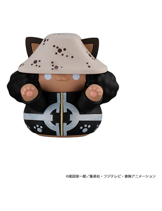 One Piece Mega Cat Project Nyan Piece Nyan! Luffy & the Seven Warlords of the Sea Mini Figures 3 cm Megahouse