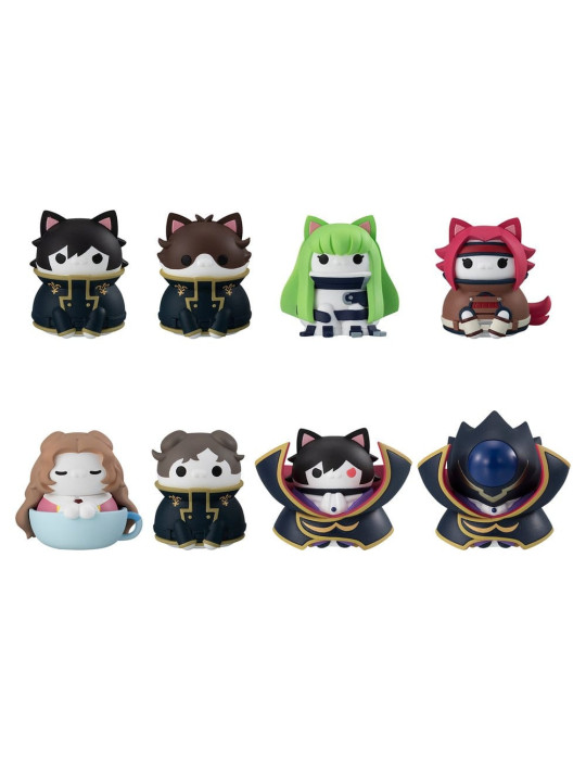 Code Geass: Lelouch of the Rebellion figurines mini Mega Cat Project Code Genyass 3 cm Megahouse
