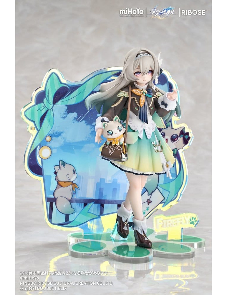 Honkai: Star Rail Rise Up+ Chibi Cat Series Figure Firefly 18 cm Ribose