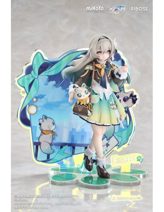 Honkai: Star Rail Rise Up+ Chibi Cat Series figurine Firefly 18 cm Ribose