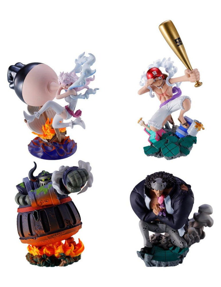 One Piece figurines mini Petitrama series LOGBOX RE BIRTH Ver. Egghead 02 8 cm Megahouse
