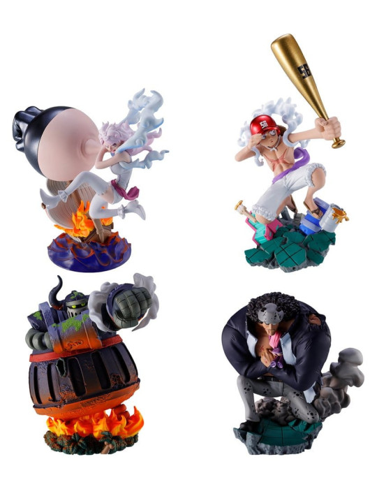 One Piece figurines mini Petitrama series LOGBOX RE BIRTH Ver. Egghead 02 8 cm Megahouse