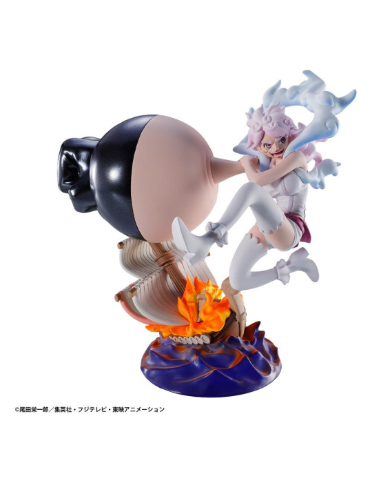 One Piece Petitrama series LOGBOX RE BIRTH Ver. Egghead 02 Mini Figures 8 cm Megahouse