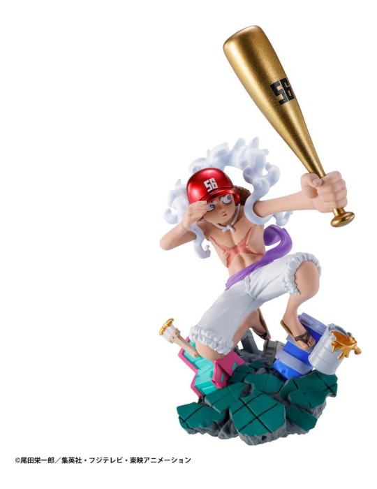 One Piece Petitrama series LOGBOX RE BIRTH Ver. Egghead 02 Mini Figures 8 cm Megahouse