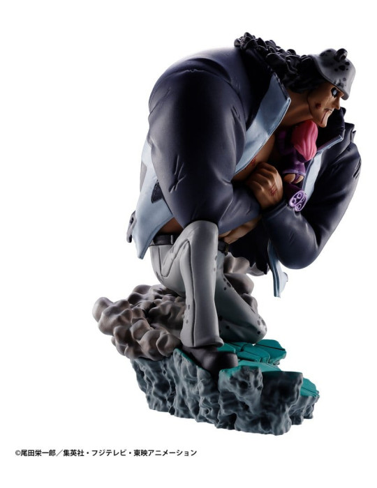 One Piece Petitrama series LOGBOX RE BIRTH Ver. Egghead 02 Mini Figures 8 cm Megahouse