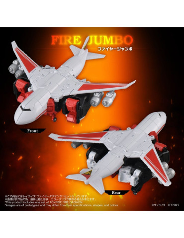 Brave Command Dagwon Toyrise Action Figure Fire Dagwon 18 cm Takara Tomy 2