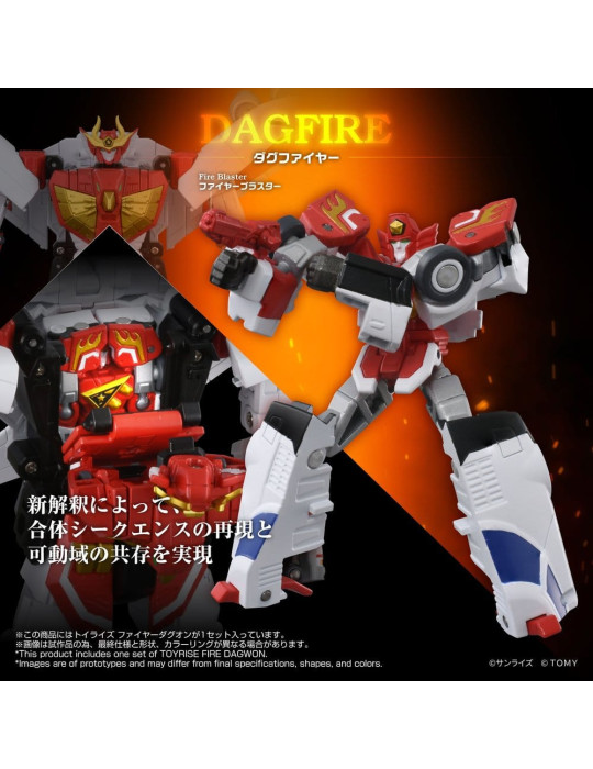 Brave Command Dagwon Toyrise figurine Fire Dagwon 18 cm Takara Tomy