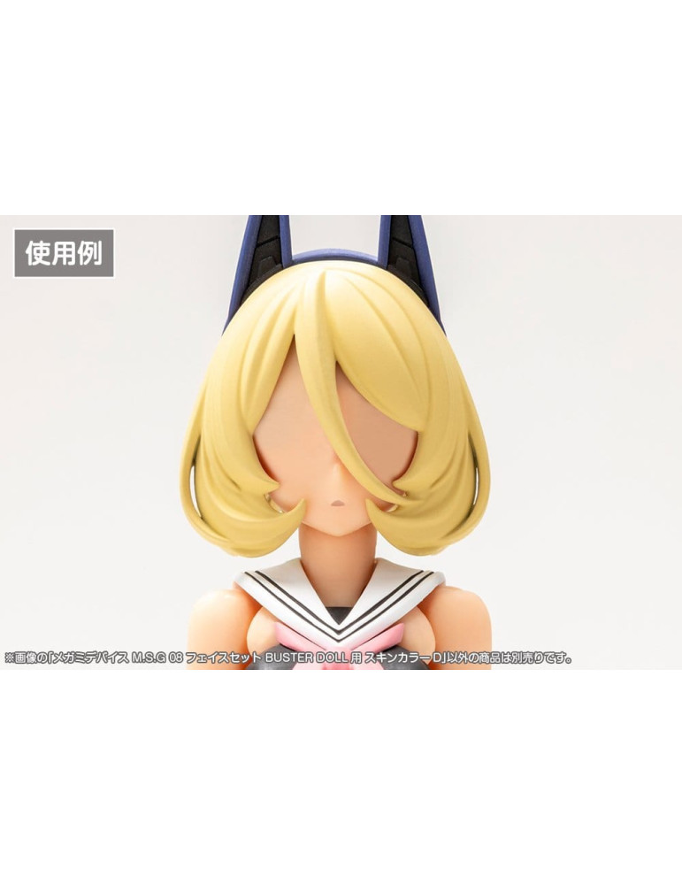Megami Device M.S.G 08 accessoires 1/1 Face Set Buster Doll Skin Color D Kotobukiya