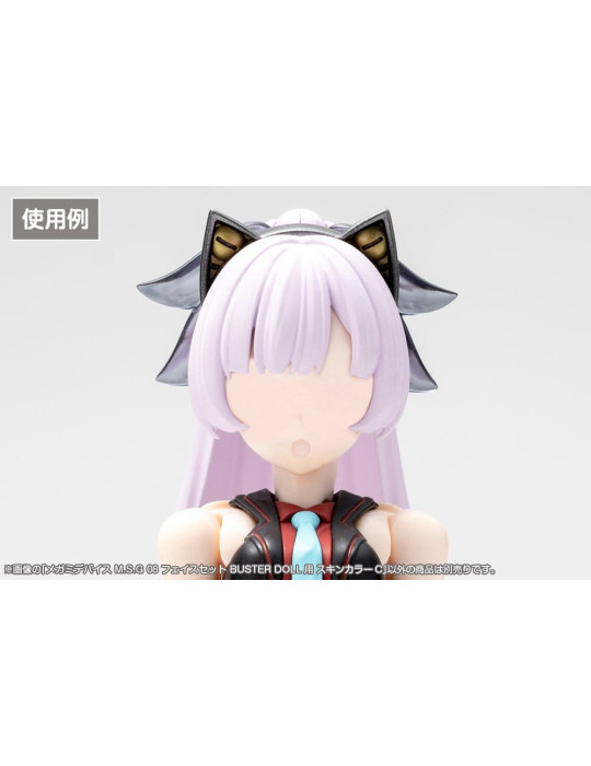 Megami Device M.S.G 08 accessoires 1/1 Face Set Buster Doll Skin Color C Kotobukiya