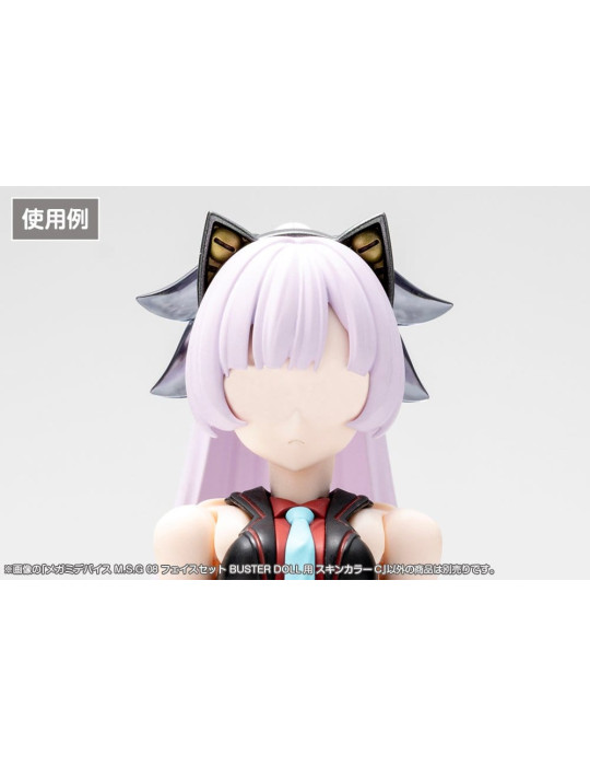 Megami Device M.S.G 08 accessoires 1/1 Face Set Buster Doll Skin Color C Kotobukiya