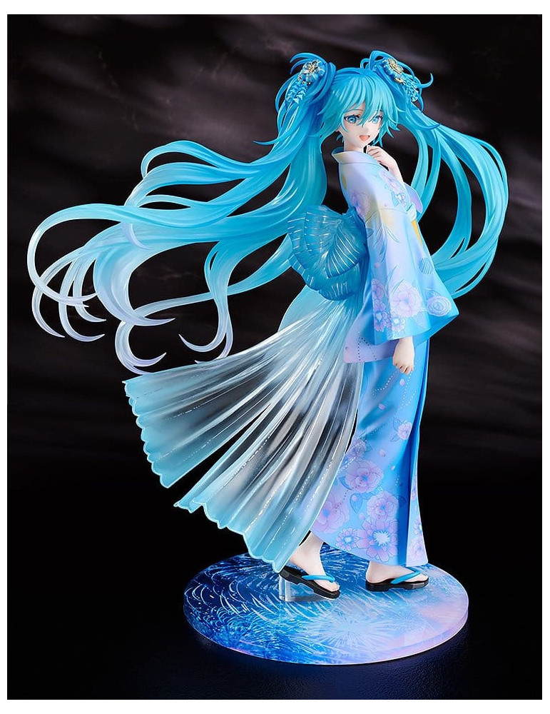 Character Vocal Series 01: Hatsune Miku figurine PVC 1/7 Music & Fire Works Ver. 23 cm Good Smile