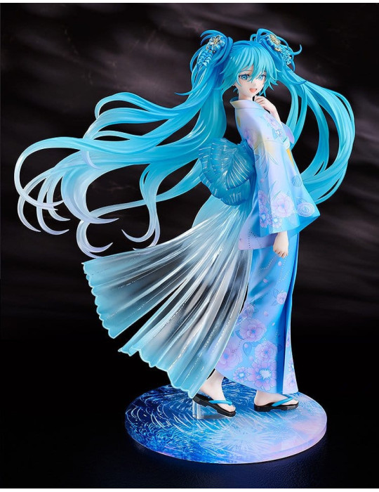 Character Vocal Series 01: Hatsune Miku figurine PVC 1/7 Music & Fire Works Ver. 23 cm Good Smile