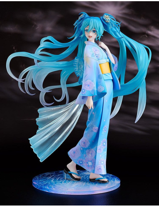 Character Vocal Series 01: Hatsune Miku figurine PVC 1/7 Music & Fire Works Ver. 23 cm Good Smile