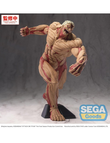 L'Attaque des Titans GigantiX figurine PVC Reiner Braun Armored Titan Ver. 25 cm Sega
