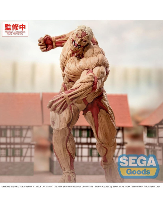 L'Attaque des Titans GigantiX figurine PVC Reiner Braun Armored Titan Ver. 25 cm Sega