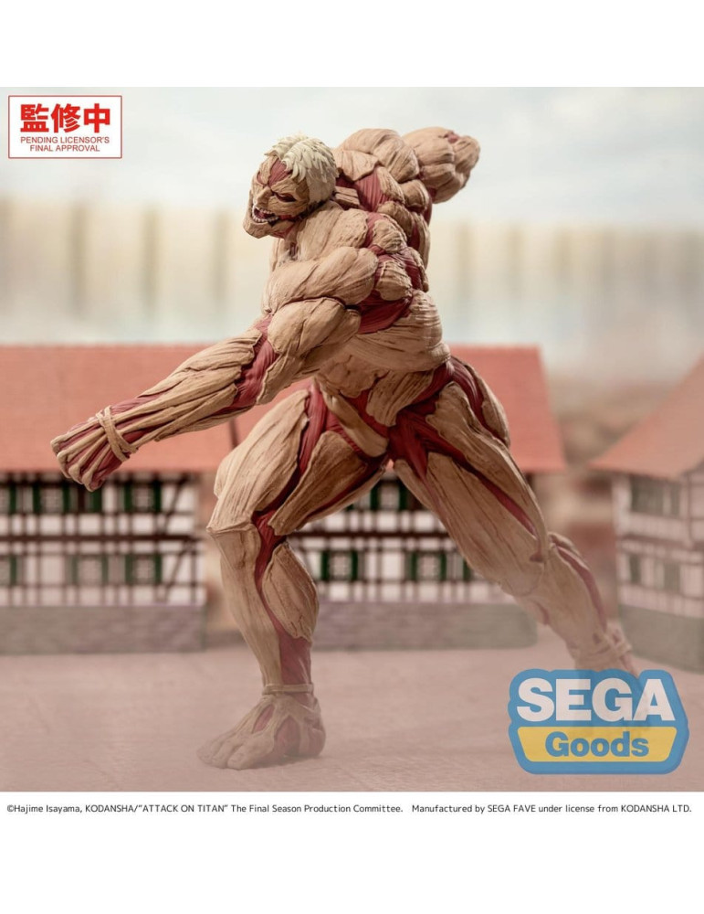L'Attaque des Titans GigantiX figurine PVC Reiner Braun Armored Titan Ver. 25 cm Sega