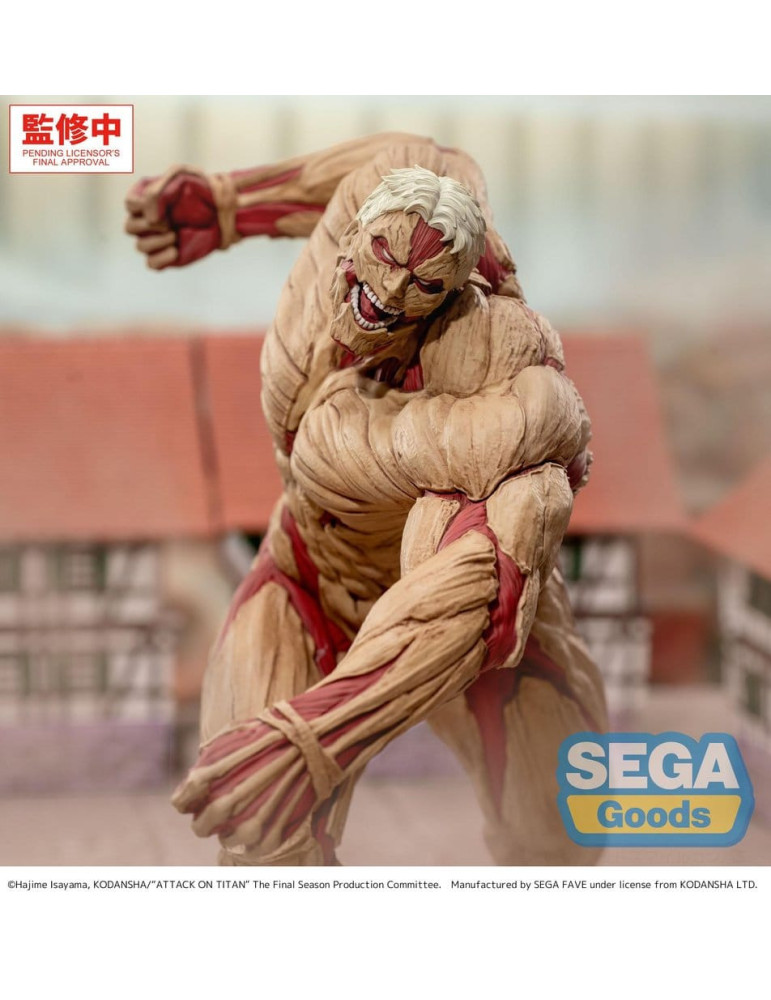 L'Attaque des Titans GigantiX figurine PVC Reiner Braun Armored Titan Ver. 25 cm Sega