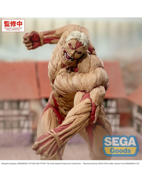 L'Attaque des Titans GigantiX figurine PVC Reiner Braun Armored Titan Ver. 25 cm Sega