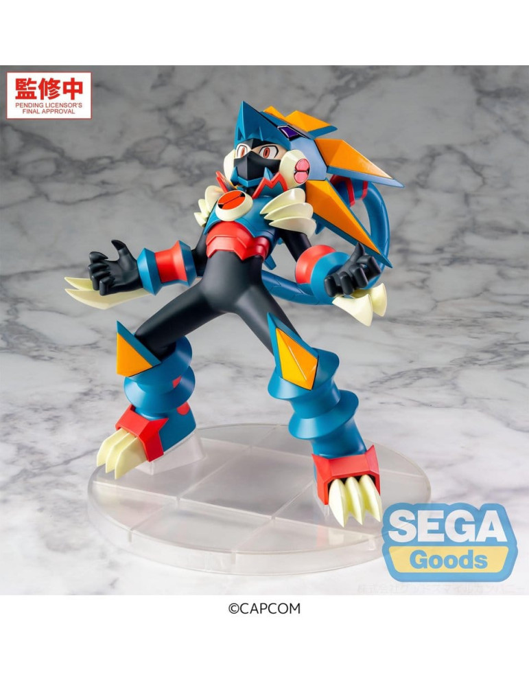 Mega Man Battle Network figurine PVC Luminasta Mega Man Gregar Beast 17 cm Sega