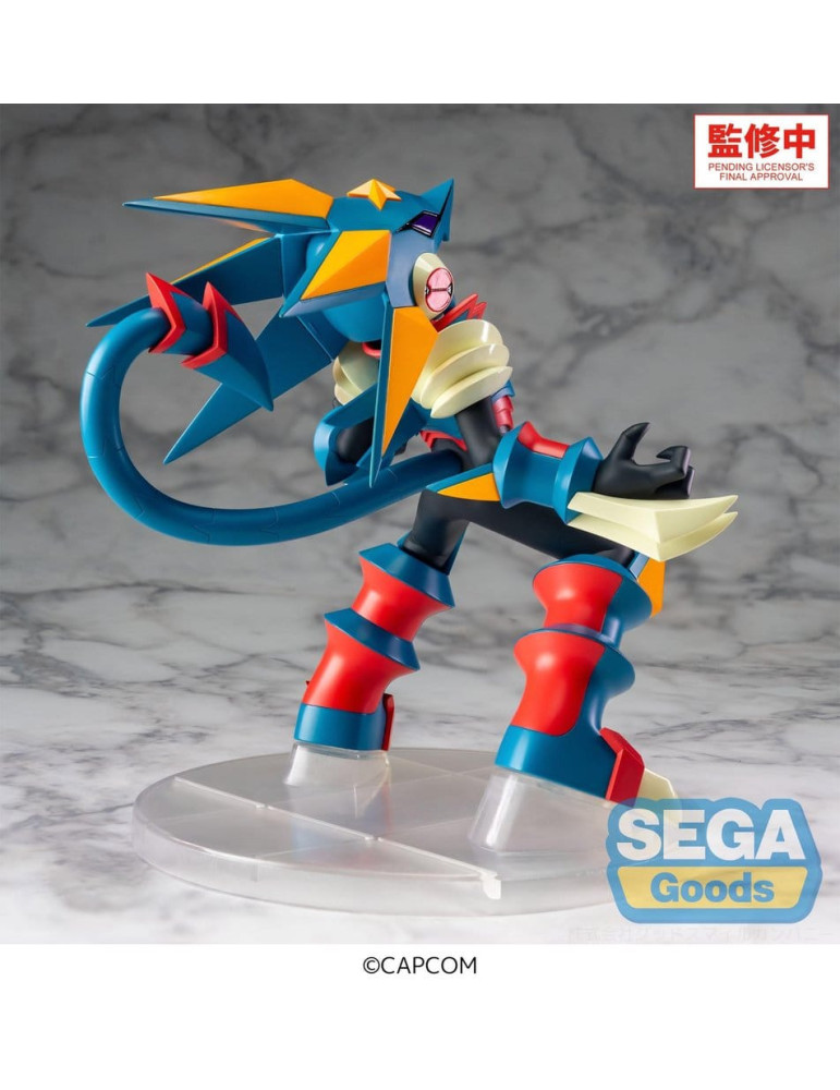Mega Man Battle Network figurine PVC Luminasta Mega Man Gregar Beast 17 cm Sega
